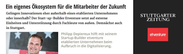 „Das Ländle hat’s verstanden“ sagt Philipp Depiereux im Gespräch mit der Stuttgarter Zeitung.