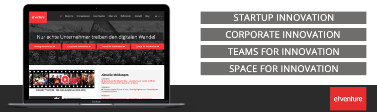 Neue Darstellung der Geschäftsbereiche von etventure